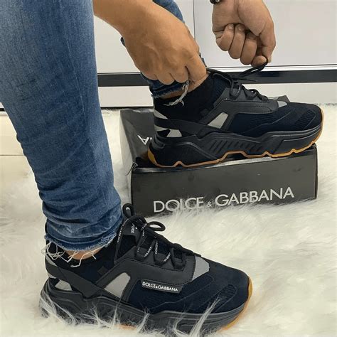 tenis dolce gabbana masculino preto|dolce and gabbana tekkies.